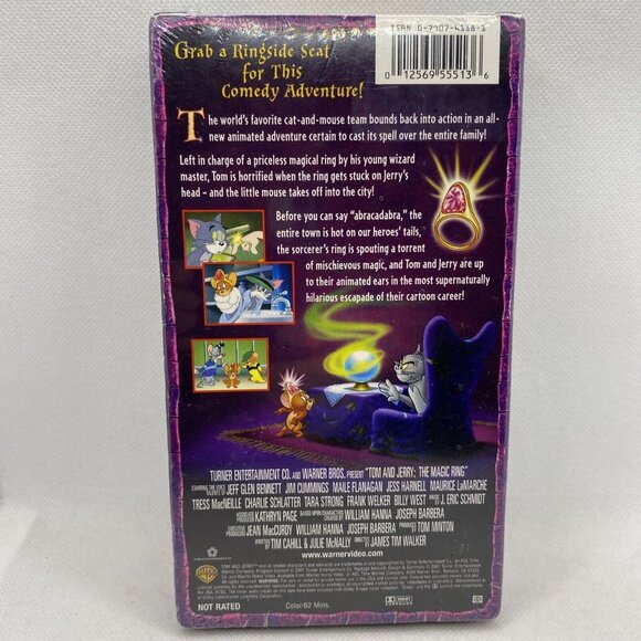 Tom and Jerry The Magic Ring (VHS, 2002, Slip Sleeve) Warner Bros. - Picture 3 of 11